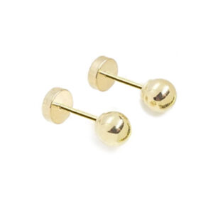 Bolita 6mm - Palito Oro 18k