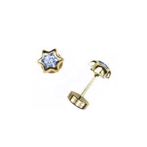 Estrella Cubik chica - Oro 18k