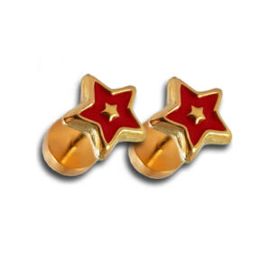 Estrella Esmaltada - Palito Oro 18k